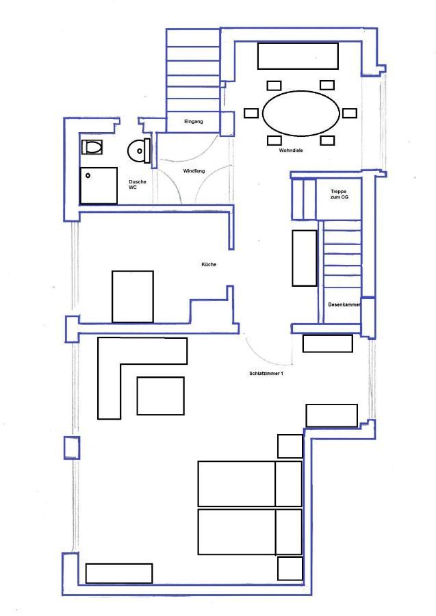 Ferienwohnung Kirsten Маркранштедт Экстерьер фото